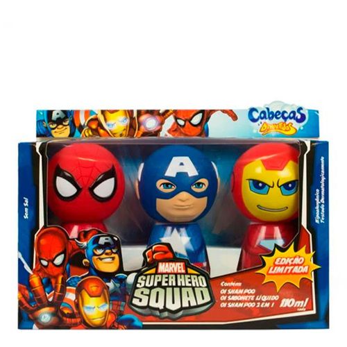 Kit Shampoo 2 X 1 + Sabonete Líquido Super Heróis Biotropic 110ml Kit Shampoo 2 X 1 + Sabonete Líquido Super Heróis Biotropic 110ml