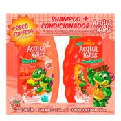 Kit Shampoo 250ml + Condicionador Acqua Kids Cabelo Liso 250ml