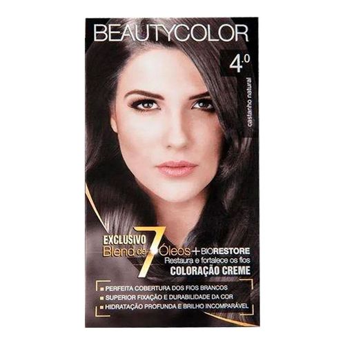 Tintura Beauty Color 4.0 Castanho Natural