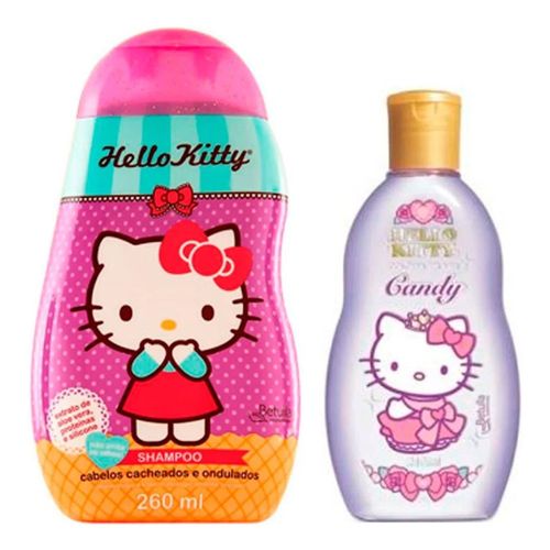 Kit Colônia Hello Kitty Candy + Shampoo Cabelos Cacheados Kit Colônia Hello Kitty Candy + Shampoo Cabelos Cacheados