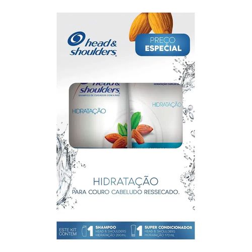 Kit Head & Shoulders Shampoo Hidratação 200ml + Super Condicionador 170ml Kit Head & Shoulders Shampoo Hidratação 200ml + Super Condicionador 170ml