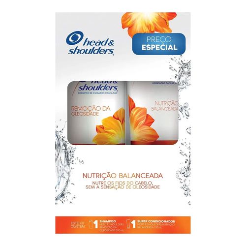 Kit Head & Shoulders Shampoo Nutrição Balanceada 200ml + Super Condicionador 170ml