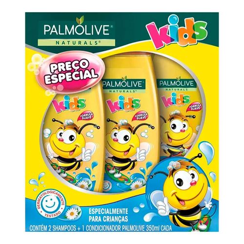 Kit Palmolive Naturals Kids Todo Tipo de Cabelo Shampoo 350ml 2 Unidades + Condicionador 350ml Kit Palmolive Naturals Kids Todo Tipo de Cabelo Shampoo 350ml 2 Unidades + Condicionador 350ml