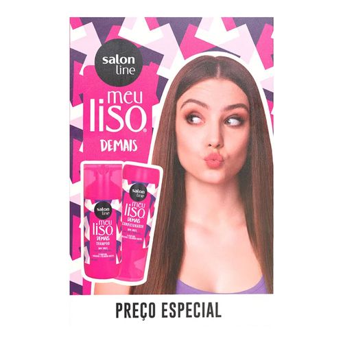 Kit Shampoo Salon line Meu Liso Demais 200ml + Condicionador 200ml Kit Shampoo Salon line Meu Liso Demais 200ml + Condicionador 200ml