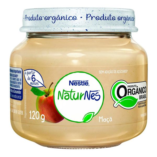 Papinha Orgânica Nestlé Naturnes Maçã 120g