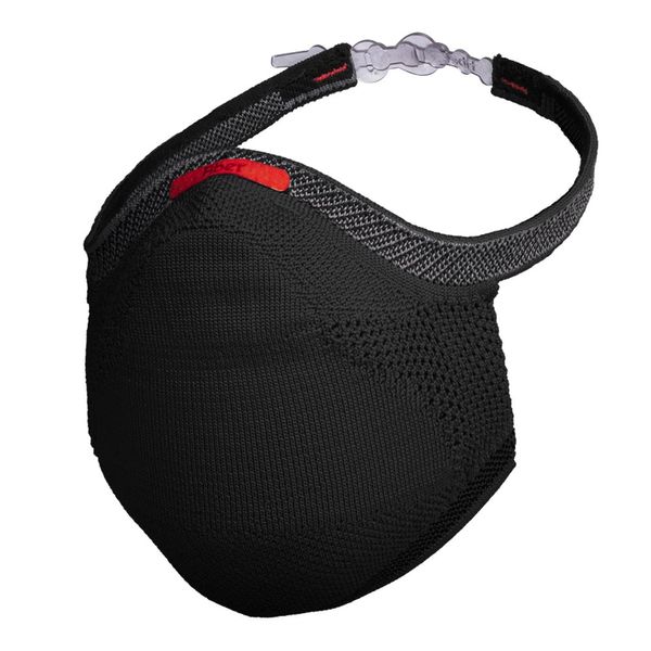 Kit Máscara Fiber Sport Preto com Suporte + 30 Filtros Tamanho M