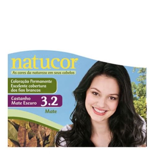 Tintura Natucor Embelleze 3.2 Castanho Mate Escuro Tintura Natucor Embelleze 3.2 Castanho Mate Escuro