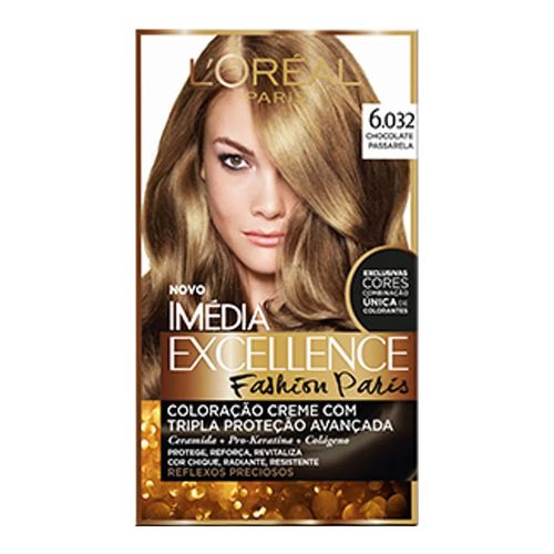Tintura Permanente Imédia Excellence De L’oréal Paris 6.032 Chocolate Passarela Tintura Permanente Imédia Excellence De L’oréal Paris 6.032 Chocolate Passarela