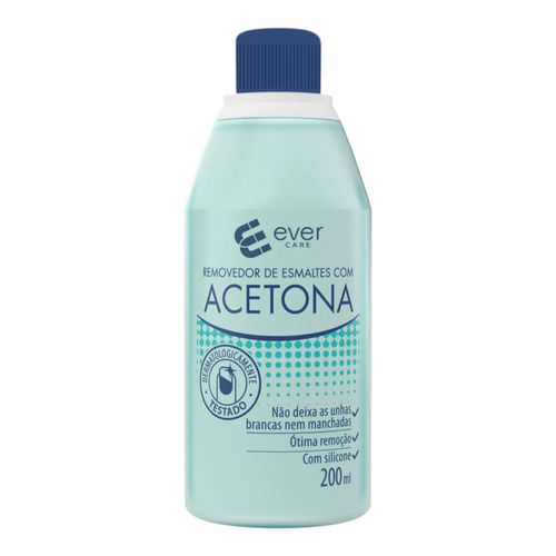 Removedor-De-Esmalte-Com-Acetona-Ever-Care-200ml Removedor-De-Esmalte-Com-Acetona-Ever-Care-200ml