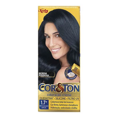 Tintura Niely Cor&Ton Preto Azulado Especial 1.7 180g Tintura Niely Cor&Ton Preto Azulado Especial 1.7 180g