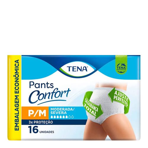 Roupa Íntima Tena Pants Confort P/M 16 Unidades Roupa Íntima Tena Pants Confort P/M 16 Unidades