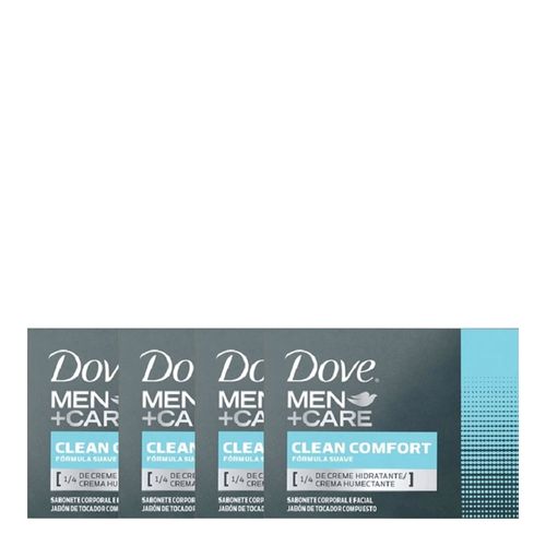 Sabonete Dove Men Care Clean Comfort 90g- c/4 Unidades Sabonete Dove Men Care Clean Comfort 90g- c/4 Unidades