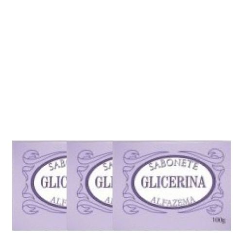 Sabonete De Glicerina C/ Alfazema Augusto Caldas 100g C/3 Sabonete De Glicerina C/ Alfazema Augusto Caldas 100g C/3