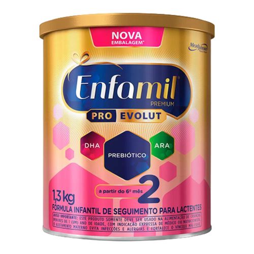 Fórmula Infantil Enfamil Premium 2 Lata 1,3kg