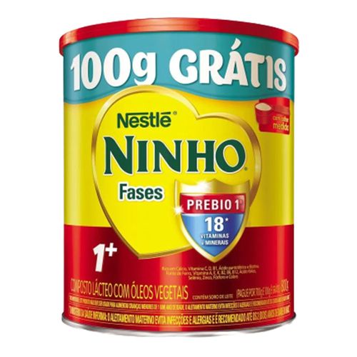 Fórmula Infantil Nestlé Ninho Fases 1+ 800g Fórmula Infantil Nestlé Ninho Fases 1+ 800g