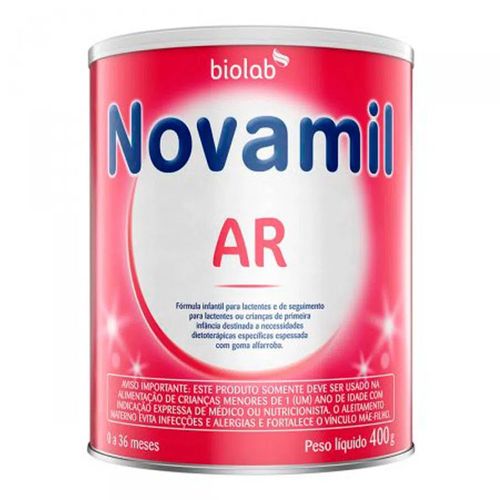 Fórmula Infantil Novamil AR Biolab Sanus 400g Fórmula Infantil Novamil AR Biolab Sanus 400g