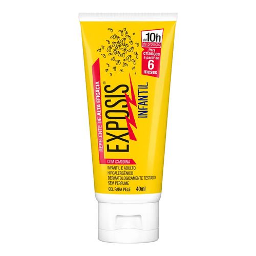 Repelente em Gel Exposis Infantil 40ml Repelente em Gel Exposis Infantil 40ml
