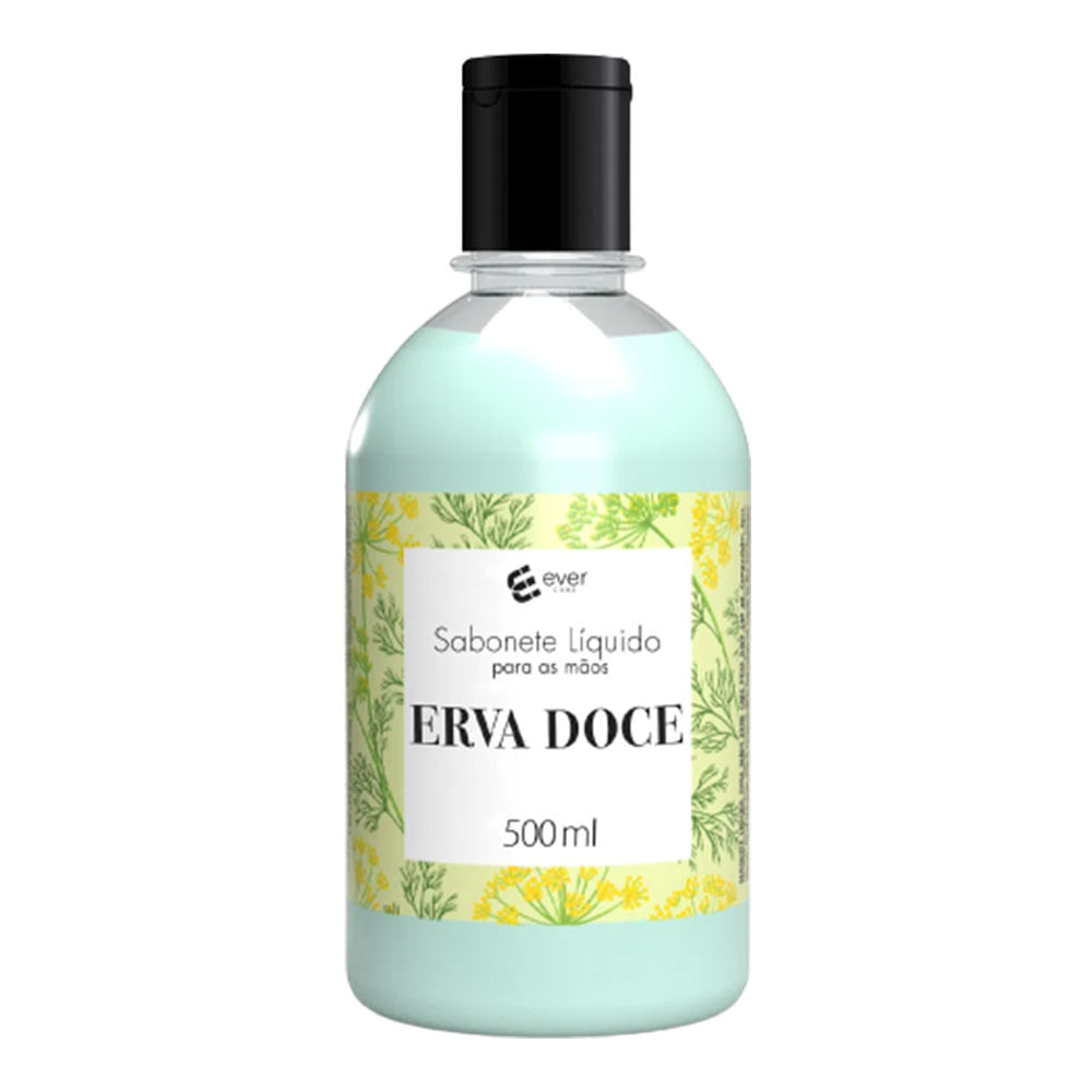 Sabonete Líquido para as Mãos Ever Care Erva Doce 500ml - Drogaria Sao Paulo