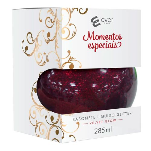 Sabonete-Liquido-Ever-Care-Glitter-Velvet-Glow-285ml Sabonete-Liquido-Ever-Care-Glitter-Velvet-Glow-285ml