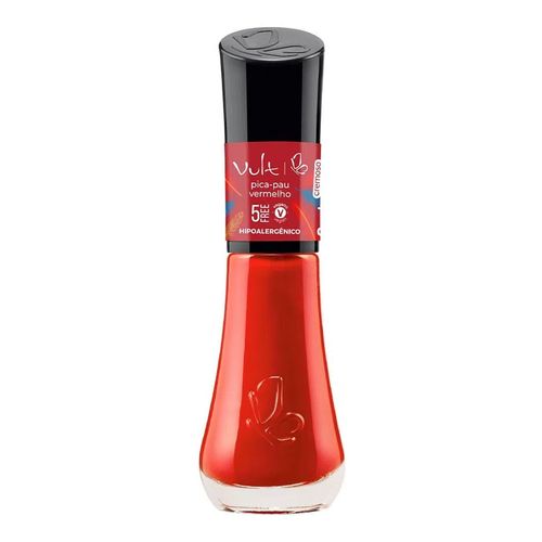 Esmalte Vult 5Free Cores Da Natureza Pica-Pau Vermelho 8ml