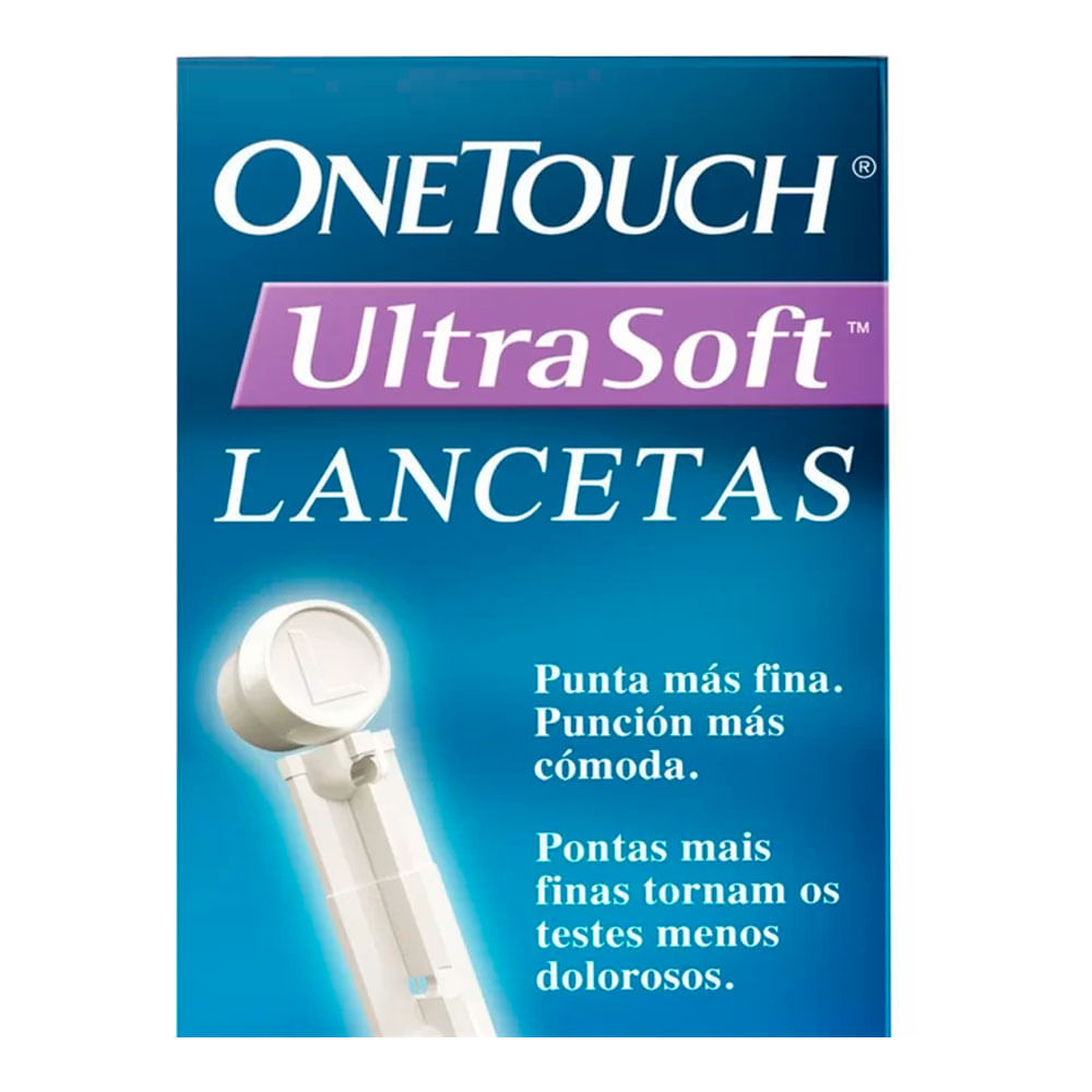 Lancetas Ultra Soft com 25 Unidades - Drogaria Sao Paulo