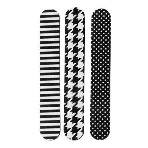 Kit Lixas Ricca Black & White Maestral Kit Lixas Ricca Black & White Maestral