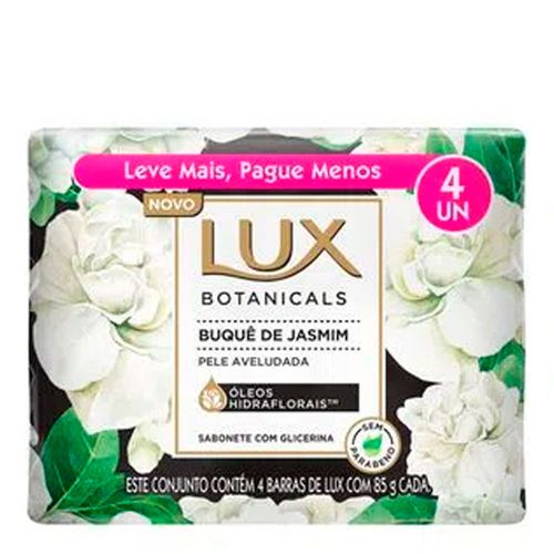Kit Sabonete em Barra Lux Buquê de Jasmim 85g 4 Unidades Kit Sabonete em Barra Lux Buquê de Jasmim 85g 4 Unidades