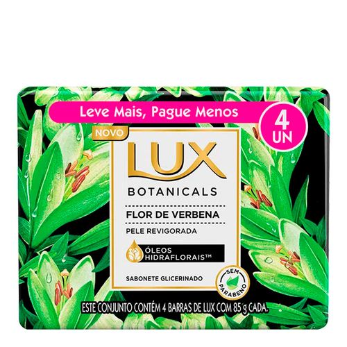 Kit Lux Botanicals Sabonete em Barra Flor de Verbena 4 Unidades Kit Lux Botanicals Sabonete em Barra Flor de Verbena 4 Unidades