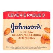 Kit Sabonete em Barra Johnsons Nutri Spa Rejuvenesc Johnsons