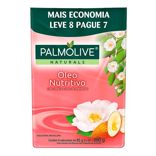 Kit Sabonete em Barra Palmolive Óleo Nutritivo 85g 8 Unidades Kit Sabonete em Barra Palmolive Óleo Nutritivo 85g 8 Unidades