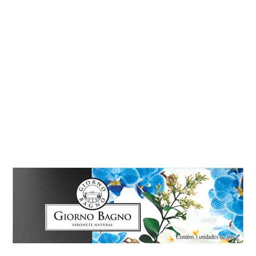 Kit Sabonete em Barra Giorno Bagno Azul 100g 3 Unidades Kit Sabonete em Barra Giorno Bagno Azul 100g 3 Unidades