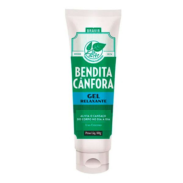 Gel de Massagem Bendita Cânfora Relaxante 80g