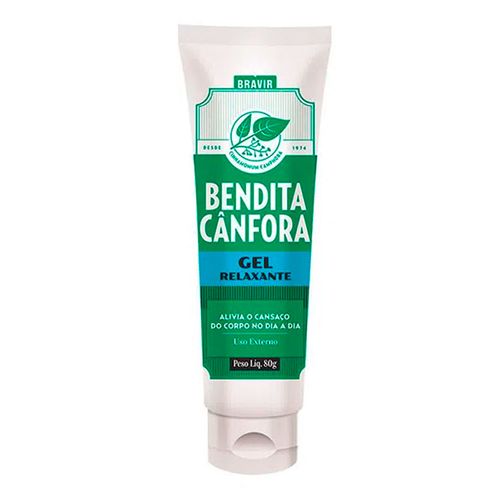 Gel De Massagem Bendita Cânfora Relaxante 80G