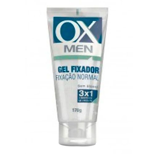 Gel Fixador OX Men Fixação Normal 170g Gel Fixador OX Men Fixação Normal 170g