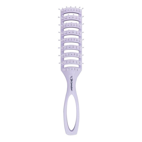 Escova para Cabelo Condor Belle Vazada Lilas 1 Unidade