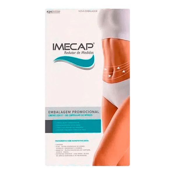 Kit Imecap Redutor de Medidas com Creme 250g + 60 cápsulas