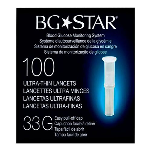 Lancetas Bgstar Sanofi-Aventis 100 Unidades Lancetas Bgstar Sanofi-Aventis 100 Unidades
