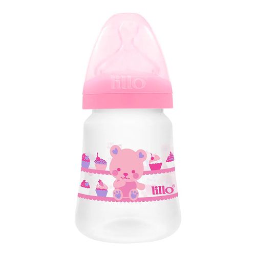 Mamadeira Lillo Design Clean Bico Ortodôntico Rosa 180ml