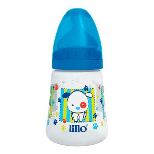 Mamadeira Lillo Design Fashion Bico Ortodôntico Azul 180ml