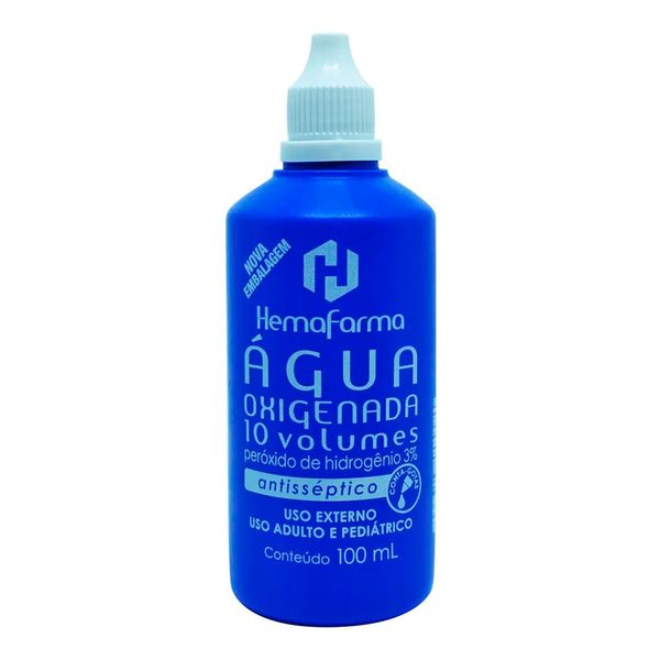 Agua Oxigenada Hemafarma 10 Volumes 100ml
