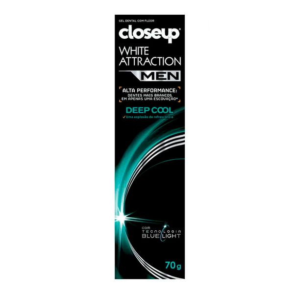 Gel Dental Close Up White Attraction Men Deep Cool 70g
