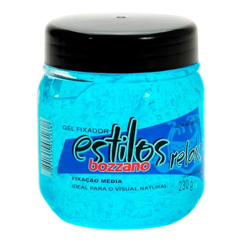Gel Fixador Bozzano Estilos Relax Fixação Média 230g