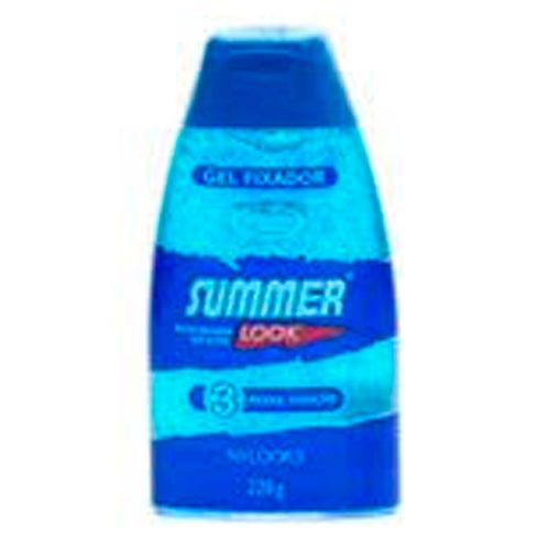 Gel Fixador Capilar Summer 3 Média Fixação 220g Gel Fixador Capilar Summer 3 Média Fixação 220g