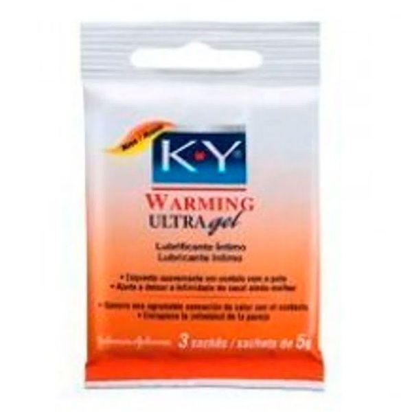 Gel Lubrificante KY Warming Sachê 5g
