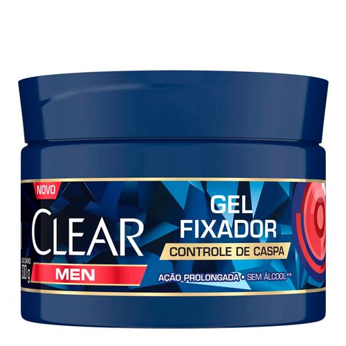 Gel Fixador Clear Man Controle de Caspa 300g Gel Fixador Clear Man Controle de Caspa 300g