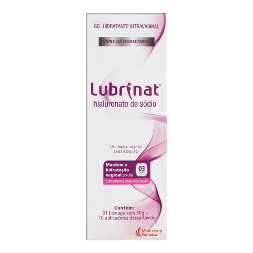 Gel Intravaginal Lubrinat Bisnaga com 30g + 10 Aplicadores Gel Intravaginal Lubrinat Bisnaga com 30g + 10 Aplicadores