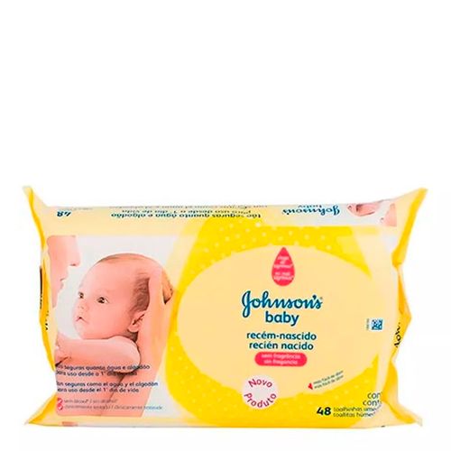 Kit Lenço Umedecido Johnsons Baby Recém-Nascido 48 Unidades 4 Unidades Kit Lenço Umedecido Johnsons Baby Recém-Nascido 48 Unidades 4 Unidades
