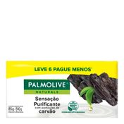 Kit Sabonete em Barra Palmolive Naturals Sensação Purificante 85g 6 Unidades