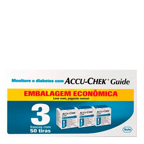 Kit Tiras De Glicemia Accu-Chek Guide Economy 150 Unidades Kit Tiras De Glicemia Accu-Chek Guide Economy 150 Unidades