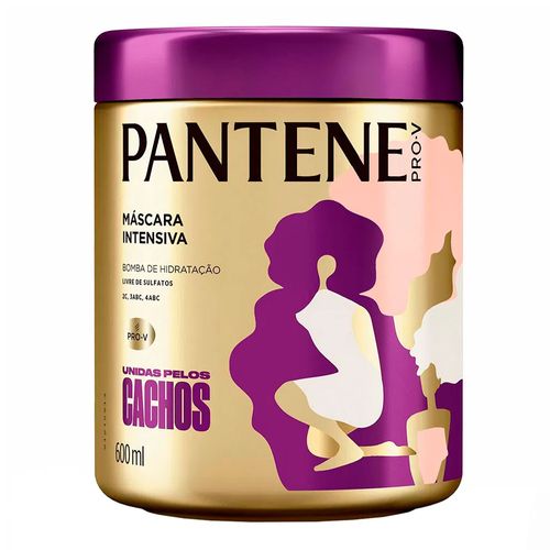 Máscara de Tratamento Capilar Pantene Unidas pelos Cachos 600ml Máscara de Tratamento Capilar Pantene Unidas pelos Cachos 600ml